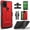 Red, variant on Circlemalls Case for Motorola Moto G Stylus 5G, Protector, Heavy Duty Shockproof Built-in Kickstand W/ Belt Clip-Red