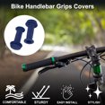thumbnail image 2 of Cubiertas de manillar de bicicleta Unique Bargains de 95 mm de largo, ligeras, protectores de empuñaduras de ciclismo, azules, 1 par, 2 of 6