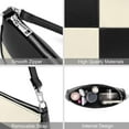 thumbnail image 6 of HLJDBB Shoulder Bag for Women Retro Vegan Leather Classic Tote HandBags Purses with Zipper Closure, 6 of 9