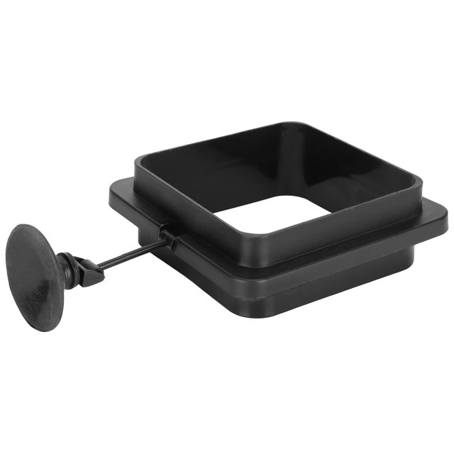 Fish Feeding Rings, Betta Fish Accessories Fish Floating Feeder Floating Feeder With Suction Cup For Fish Aquarium Round,Black Thicken And Heighten Square