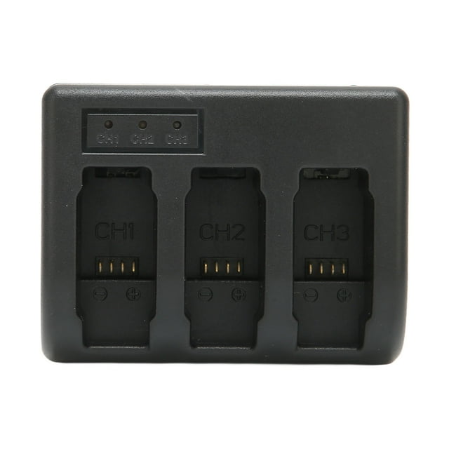Cargador Triple de Batería Para Cámara 801 Bling Bling Cargador USB Portátil