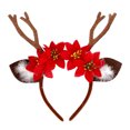 thumbnail image 2 of Fiudx Decoración del hogar Cintas para el pelo con forma de gorro navideño Adornos para el pelo con forma de asta Diademas navideñas Decoraciones navideñas Decoraciones para fiestas navideñas, 2 of 6