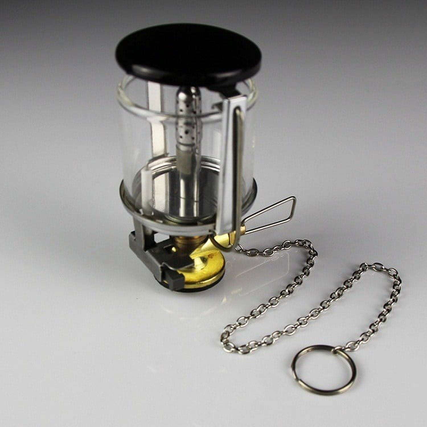Camping Gas Lantern – Portable Tent Light, Adjustable Flame, Aluminum Alloy/Copper/Stainless Steel, Heat-Resistant Glass, With Storage Box (Gas Tank Not Included)