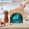 thumbnail image 2 of Yayeee Napkin Holder for Table Set of 2 Kitchen Paper Tissue Organization, Magical Forest, 2 of 8