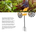 thumbnail image 4 of Motorcycle Garden Spinner, Rustic Motorcycle Wind Spinners Iron   for Lawn, 4 of 7