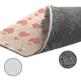 thumbnail image 6 of Kitchen Rug Mat Pink Heart Pattern, Set of 2, Anti-Fatigue Non-Skid Washable Kitchen Runner Rugs, Thanksgiving Soft Comfort Rug for Kitchen, Floor Home, Front of Sink, Laundry, 6 of 6