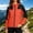 Orange, variant on Fall Rain Jacket Women Windbreaker Zip Up Skinny Hiking Coats for Women Casual Hooded Color Block Long Sleeve Outerwear Gray L