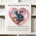 thumbnail image 4 of Magical Dragon Pocket Card Hug Gift, Exquisite Compact Commemorative Present, Comforting Pocket-sized Keepsake, Thoughtful Small Gift for Special Occasions and Daily Cheer, 2.75*3.54in, B, 4 of 6
