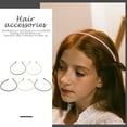 thumbnail image 2 of 5 diademas cubiertas de tela fina, diademas simples para mujeres y niñas, 2 of 5