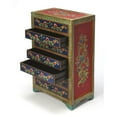 thumbnail image 6 of Beaumont Lane Boho Chic Hand Painted Chest in Brown, 6 of 6