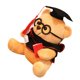 thumbnail image 3 of BRIGHTFUFU Muñeco de oso de graduación, juguete de oso de peluche, estatuilla de oso de graduación, suministros para fiesta de graduación, 3 of 8