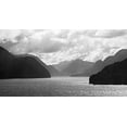 thumbnail image 2 of Susan Vizvary Photography 14x9 White Modern Wood Framed Museum Art Print Titled - Mountain Layers in Black and White, 2 of 4