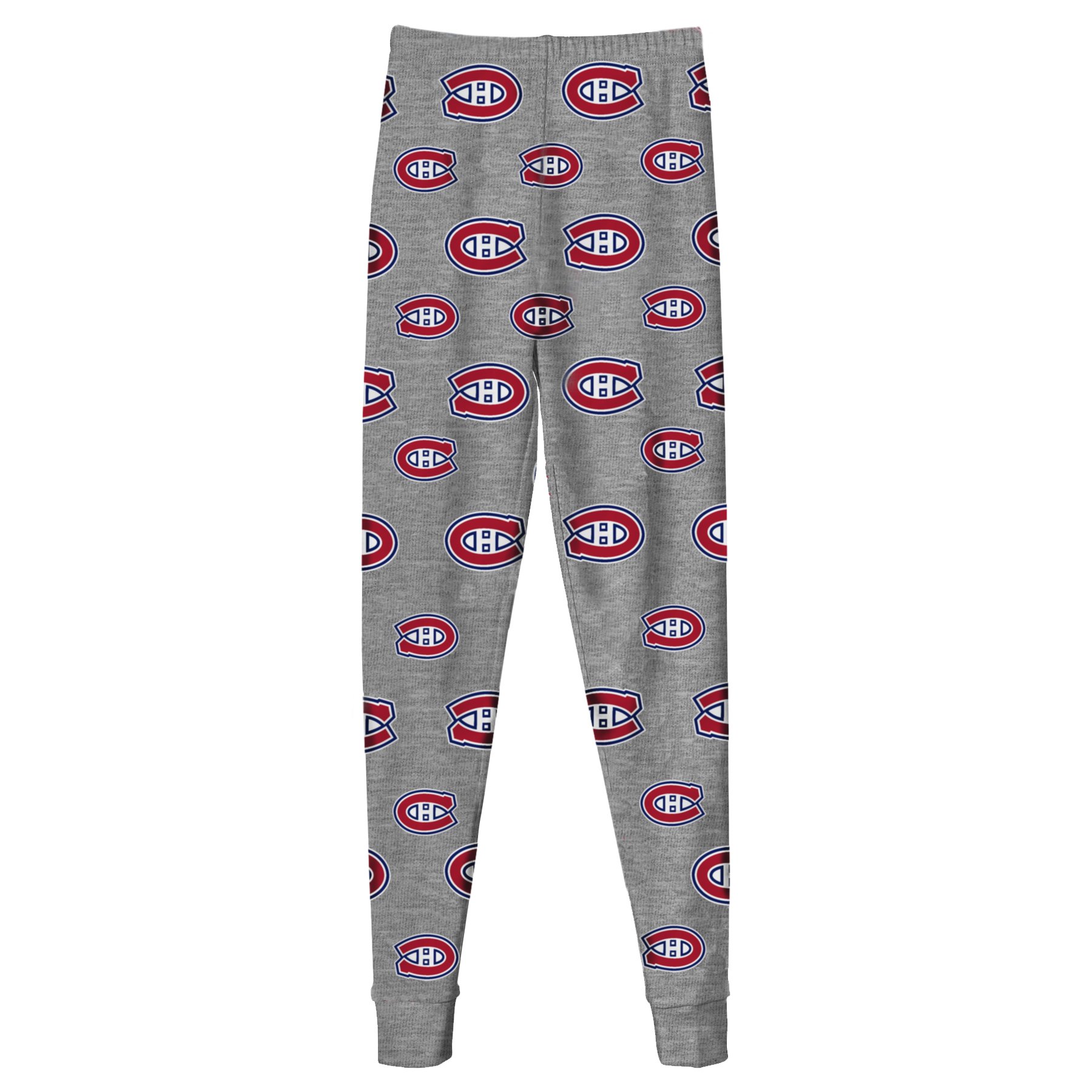 Outerstuff Youth Montreal Canadiens Logo Print Pyjama Pants - Flame Resistant Sleepwear