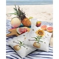 thumbnail image 3 of Outdoor Throw Pillow Cover Farm Watercolor Sunflowers in Vase Waterproof Cushion Covers 2 Pack You Are My Sunshine Pillow Cases Home Decoration for Patio Garden Couch Sofa, 3 of 6