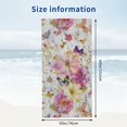 thumbnail image 3 of PHYHOO  Retro Flowers Beach Towel for Adults Kids Microfiber Lightweight Swimming Pool Towels Quick Dry Absorbent Sand Free Large Oversized Bath Towel 30x60in, 3 of 8