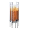 thumbnail image 2 of Cal Mil 3302-3-13 3 gal Black Ice Chamber One By One Acrylic Beverage Dispenser with Handle, 2 of 2