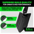 thumbnail image 2 of Pala de supervivencia plegable RHINO USA con púa, herramienta de atrincheramiento de estilo militar de acero al carbono resistente para todoterreno, camping, jardinería, playa, excavación de tierra, a, 2 of 5