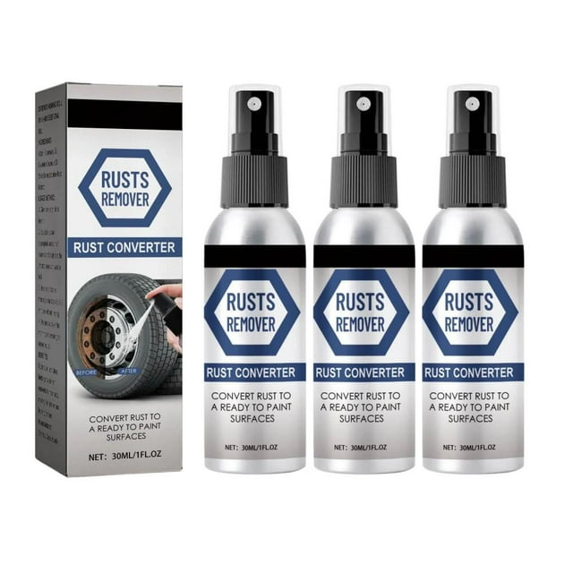 Feltree Metal Rust Remover Automobile Wheel Rust Spray Kitchen Stainless Steel Rust Prevention Clean 30ml