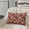 thumbnail image 5 of Uemuo Ice Cream Cake Print Throw Pillow Case – Cozy & Soft Cushion Cover, Hypoallergenic Pillow Case for Sleeping, Perfect for Women with Envelope Closure-20"x30", 5 of 6