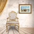 thumbnail image 3 of Carl Frederik Sørensen 24x18 Gold Ornate Framed and Double Matted Museum Art Print Titled - Marine with Drawn Boats on the Beach (1860), 3 of 4