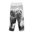 thumbnail image 5 of Balery Yak print Women's Pajama Pants,Ultra Lightweight Pjs,Lounge Pant-Medium, 5 of 9