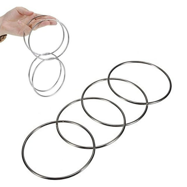 Juego de 4 anillos de enlace chinos YONGSHENG truco de magia para niños