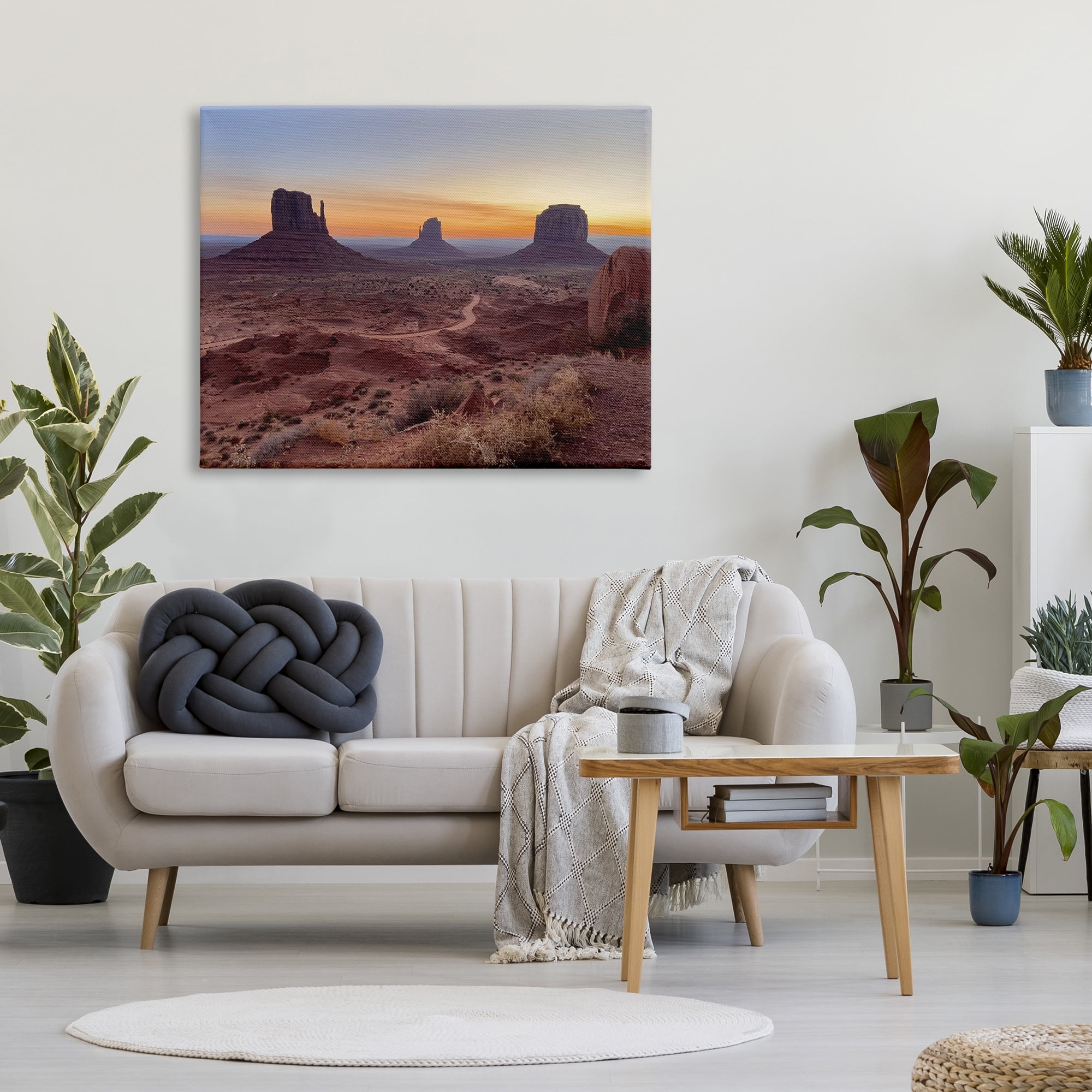 Stupell Industries Canyon Buttes Landscape Landscape Photography Gallery Wrapped Canvas Art Print Wall Art, 48 x 36