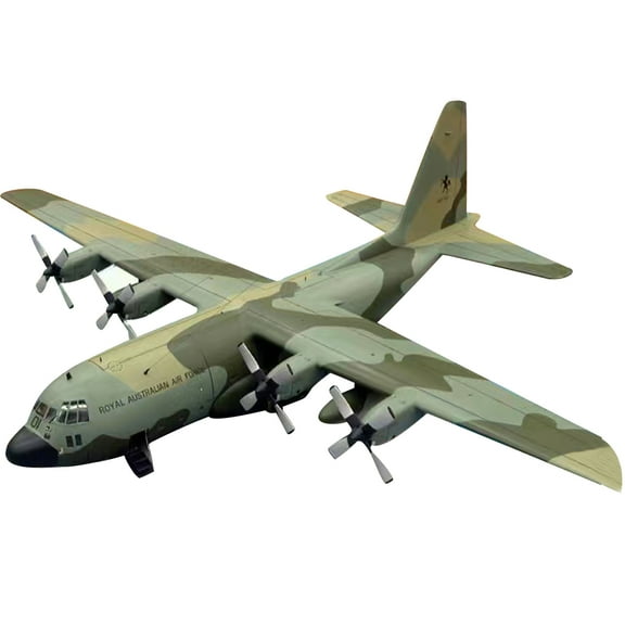 Retro Elegant C-130 Hercules Transport Aircraft Paper Model Addition to Aviation Collectibles for Display Crafting Gift