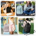 thumbnail image 4 of Cute Backpack for Women Men, Waterproof High School Bag Basic Backpack for College Students, Travel Laptop Backpack Lightweight Casual Daypack, Middle School Bookbag, Blue, 4 of 8