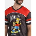 thumbnail image 4 of Simpsons Men's and Big Men's Graphic Soccer Jersey, Sizes XS-3XL, 4 of 5