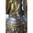 thumbnail image 6 of Nifao Four Seasons Outdoor Fountain Statue, Bronze Garden Water Feature Sculpture for Patio & Yard – Garden Water Feature Sculpture, 53"L x 53"W x 96"H, 6 of 11