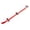 Red, variant on 86Cm Dog Potty Training Door Bells, Hanging Bell Rope with Brass Bells for Housebreaking, Adjustable Nylon Strap, Black