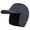 Gray, variant on Mens Women Fleece Thermal Baseball Cap with Visor Ear Flaps Winter Sports Hats, Black