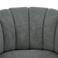 thumbnail image 6 of Better Homes & Gardens Lillian Accent Swivel Chair, Charcoal Boucle, 6 of 12