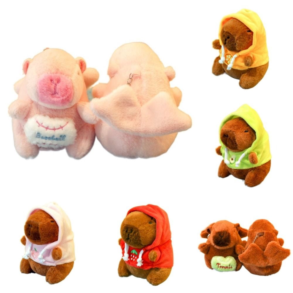 Ropa Para Peluche Build A Bear – Sudadera Con Capucha Para Muñecas De 20-25 Cm, Suéter De Tela Para Capibara Y Ositos