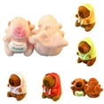 thumbnail image 4 of Capybara Plush Toy Hoodie with Wings Plush Pendant Small Size Stuffed Animals Simulation Doll Birthday Party, 4 of 5
