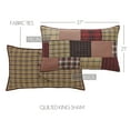 thumbnail image 2 of VHC Brands Wyatt Bedding Accessory, King Sham 21x37, Patchwork Tan, 2 of 5