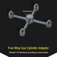 thumbnail image 3 of Gas Refill Adapter Aluminum Alloy Gas Adapter One-to-Five Interface Design Essential for Outdoor Stove and Lamp Portable and Efficient Safe and Reliable, 3 of 8