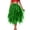 GN2, variant on QHFBli Women's Tulle Skirts High Low Layered Puffy Fairy Skirts Midi Length Irregular Tutu Skirt