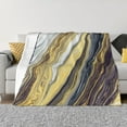 thumbnail image 1 of Marble Liquid Pattern Blanket, Fluffy Soft Cozy Blanket Flannel Plush Microfiber Couch Throw, Bedding, 50"x40", 1 of 7