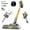 Orange, variant on 58Kpa cordless vacuum, 6-in-1 multifunctional design. Self-standing and lightweight with LED floor brush, perfect for carpets and pet hair removal.