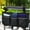 Black, variant on Wheelchair Bags Wheelchair Backpack with Cup Holder Wheelchair Bags to Hang on Back Electric Wheel Chair Accessories Large Storage Bag for Walker Rollator