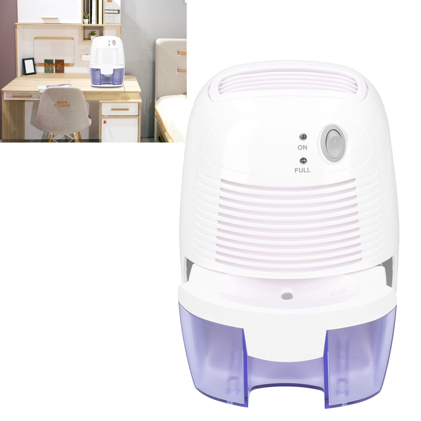 USB Dehumidifier, Dehumidifier High Dehumidification Performance Ratio One Key Adjusting Compact And Easy To Move  For Home For Office