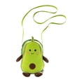 thumbnail image 2 of Mujeres Niñas Dibujos Animados Aguacate Crossbody Bolsos de Hombro Cartera Monedero Bolsos Salvador monedero de aguacate, 2 of 10
