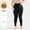 Black, variant on Sakmal Footless Fleece Lined Black Tights Women Thermal Leggings Soft Tight for Women