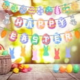 thumbnail image 3 of KCEHTA Easter Banner, Happy Easter Banner, Easter Hanging Paper Banner, Easter Decorations Banner, Easter Decorations Indoor, Easter Birthday Party Decorations, 3 of 7