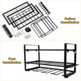 thumbnail image 3 of RENACLIPY Black Carbon Steel Tool Rack Organizer Wall Mount with Screwdriver and Pliers Holders, 3 of 8