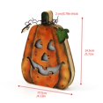 thumbnail image 4 of Linterna De Calabaza De Madera Decoración De Calabaza Fantasma De Dibujos Animados Lindos Adornos De Halloween Decoración De Calabaza De Mesa Lisa Adornos De Calabaza De Madera Segura Para Barra Speravity HA027637-02, 4 of 7