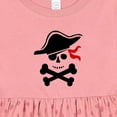 thumbnail image 4 of Inktastic Pirate Skull and Cross Bones Girls Baby Dress, 4 of 5