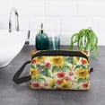 thumbnail image 6 of Honeii Sunflower Cornflower Poppy Print Multi-Purpose Storage Bag,Hanging Dopp Kit,Small Toiletry Bag for Traveling for Toiletries, Makeup, and Small Essentials, 6 of 7